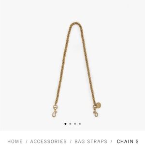 Claire V. Gold Chain Bag Strap